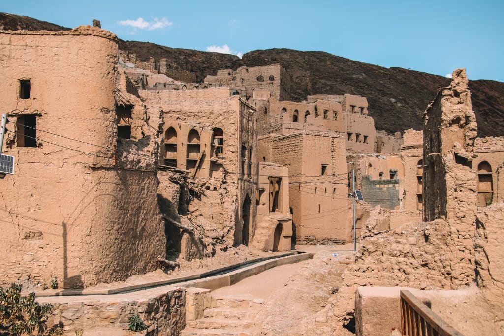 Birkat al Mouz ruïnes Oman