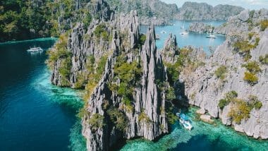 Rotsformaties Coron Filipijnen