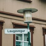 Shopping in shopping street Laugavegur