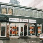 Shopping in shopping street Laugavegur