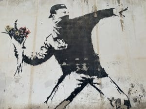 The Flower Thrower – Banksy Bethlehem