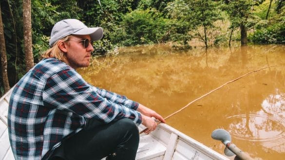 Piranhas fishing Amazone Colombia