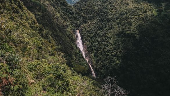 Bordones waterfall San Agustin