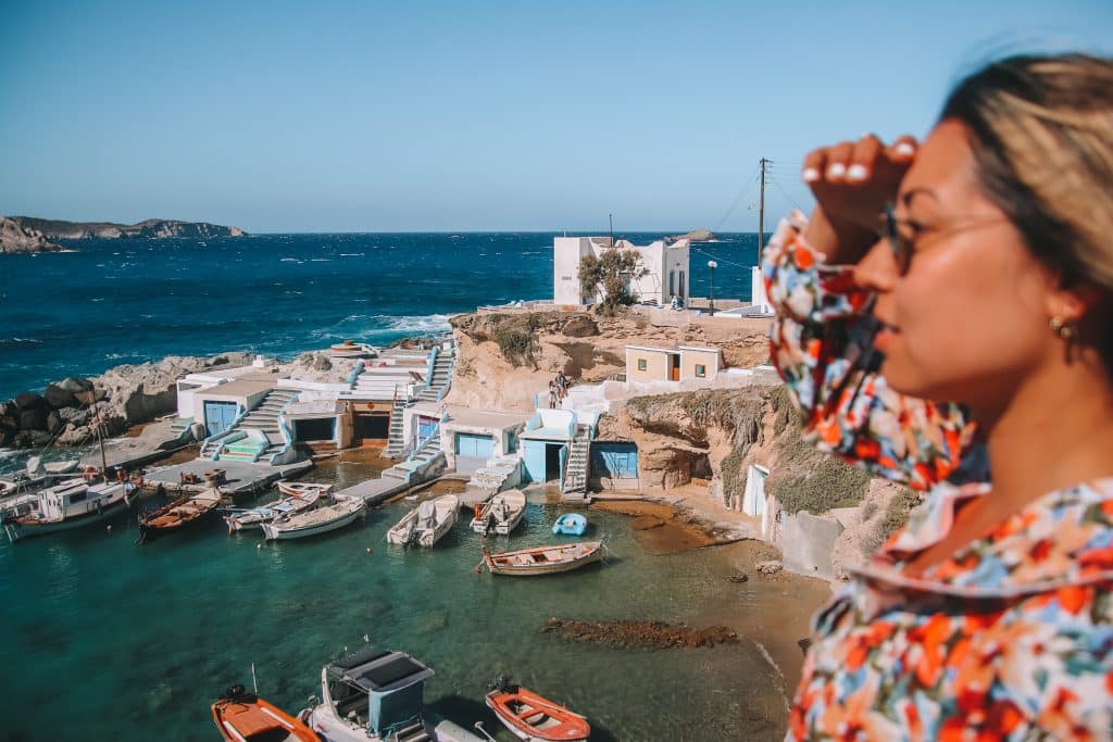 Mandrakia fishing village Milos
