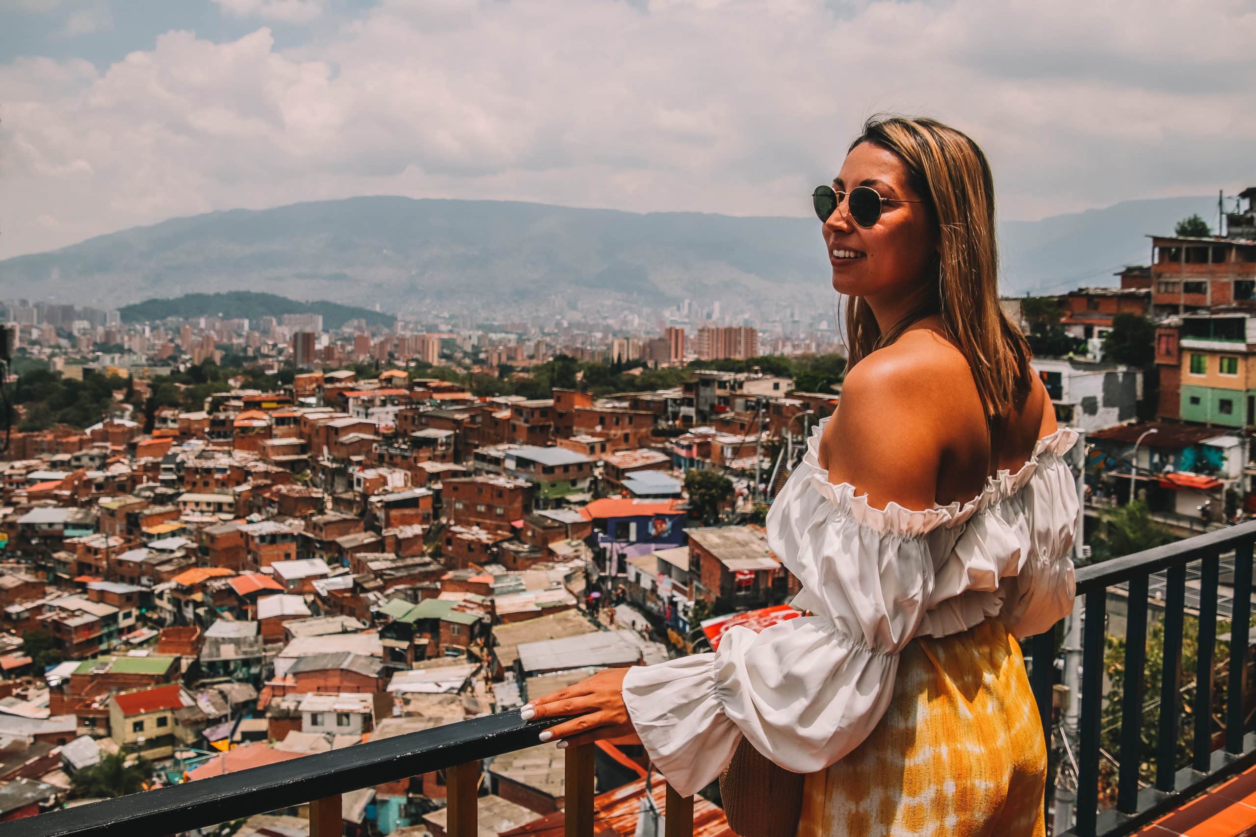 tourist in medellin colombia