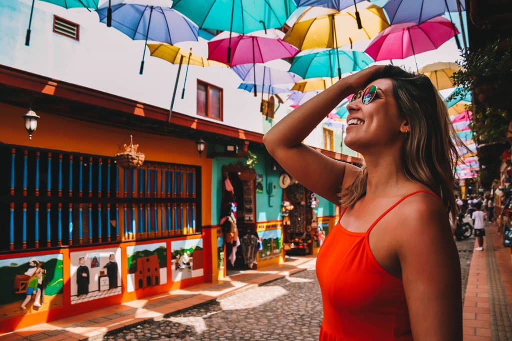 Umbrella street Guatape