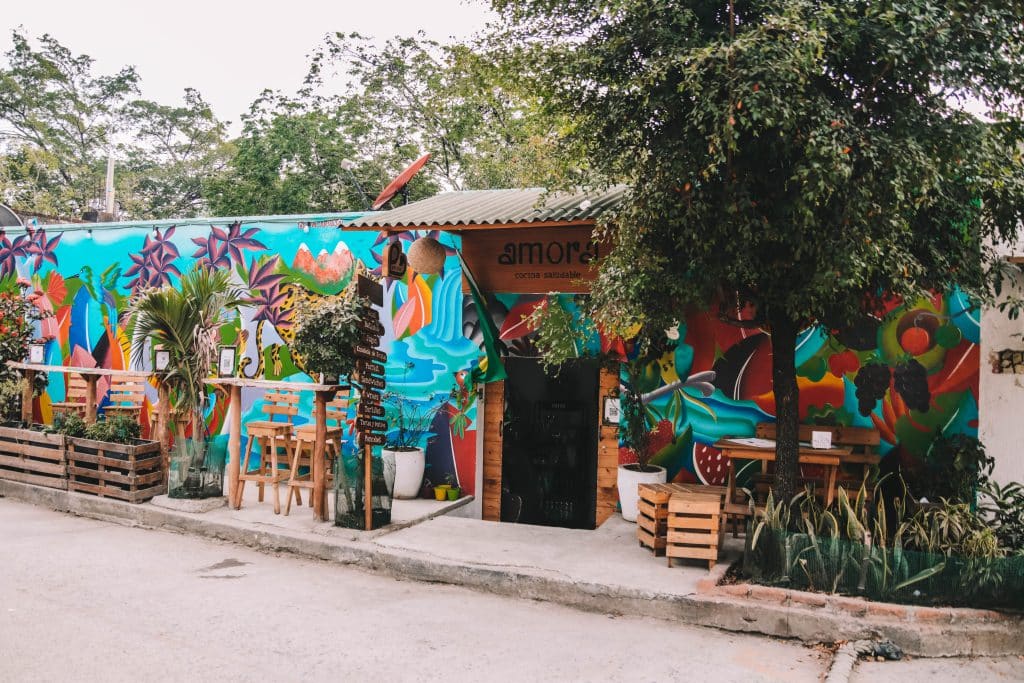 Amora restaurant Minca Colombia