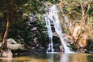 Marinka waterfall Minca Colombia