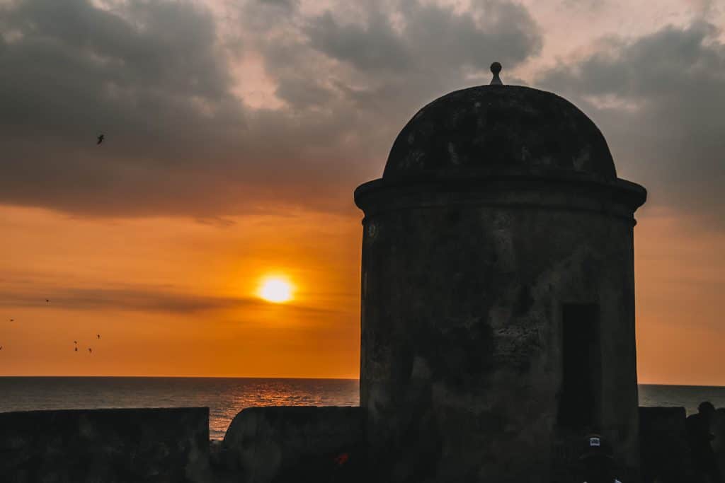 Sunset City Wall Cartagena