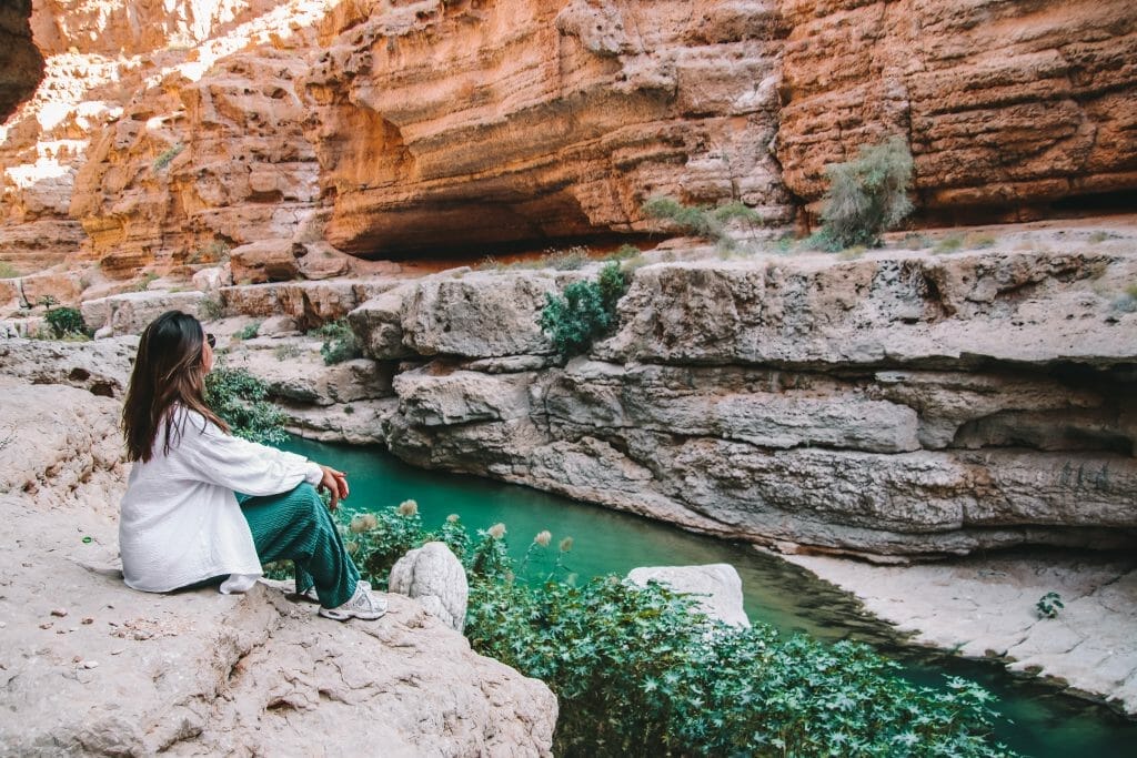 First part Wadi Shab hike