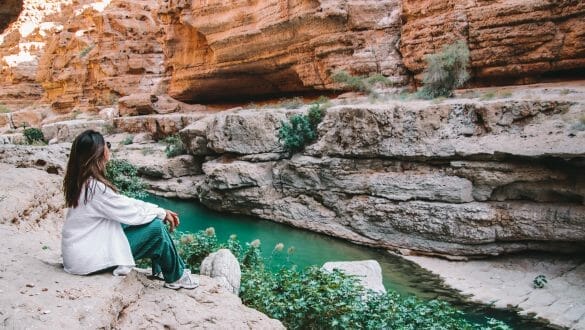 First part Wadi Shab hike