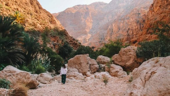 First part Wadi Shab hike