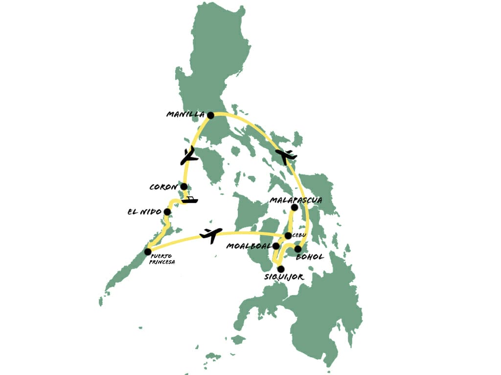 Travel itinerary Philippines