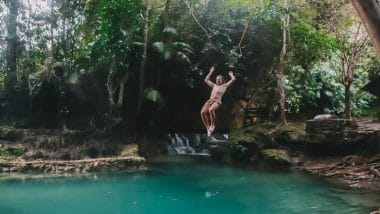 Tarzan Swing Locong Falls Siquijor