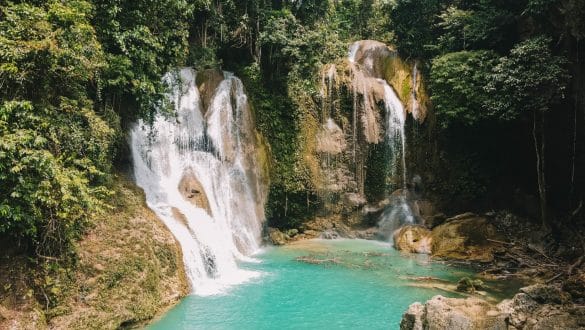 Pahangog Falls Bohol Philippines