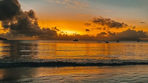 Beau Vallon sunset