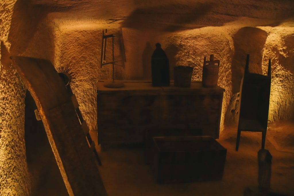 Uçhisar Castle Cappadocia Inside