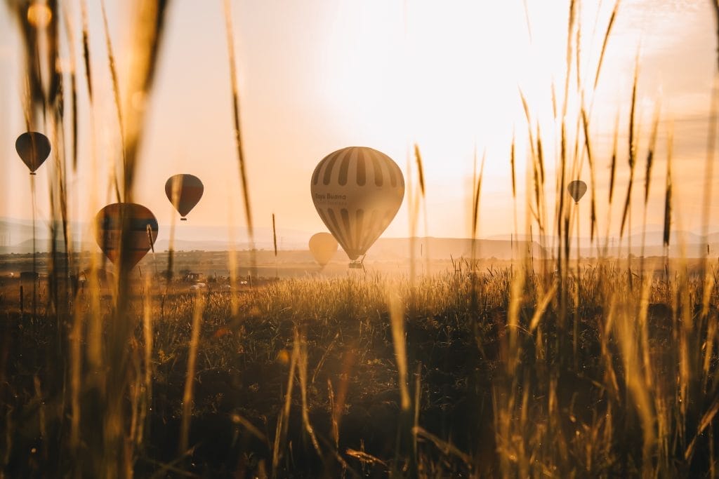 Hot air balloon ride Cappadocia
