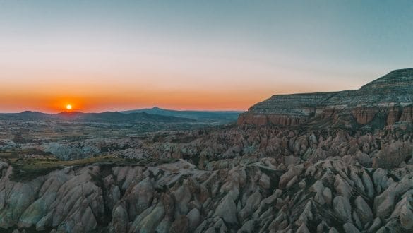 Sunset Red Valley Cappadocia