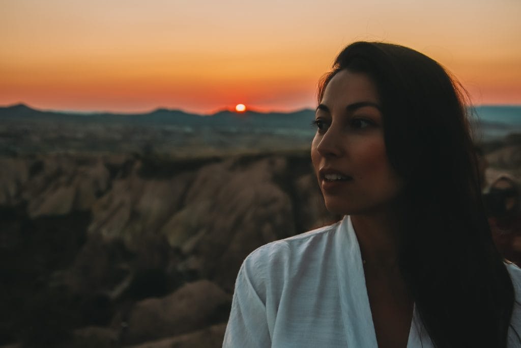 Sunset Red Valley Cappadocia