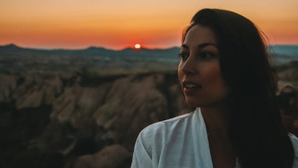 Sunset Red Valley Cappadocia