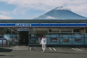 Lawson supermarket Kawaguchiko station